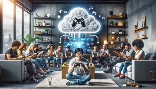 Cloud gaming console and controller