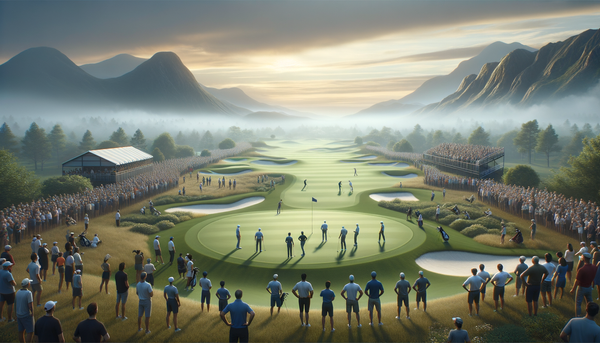 LIV Golf players in action