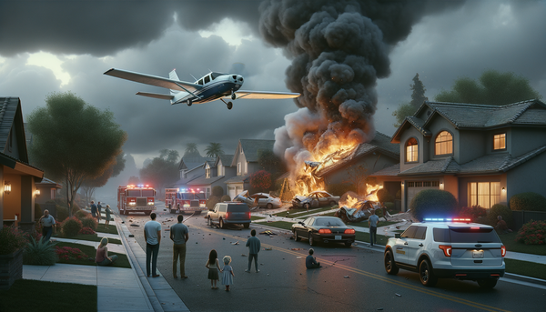 Simi Valley Plane Crash Scene