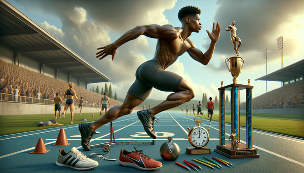 Quincy Wilson running a race