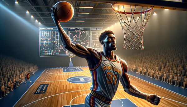 Hakeem Olajuwon in action on the basketball court
