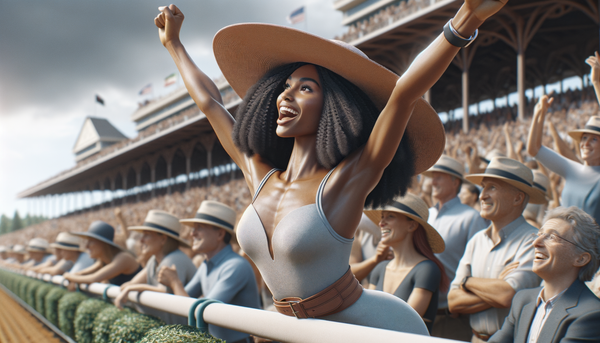 Simone Biles announcing Riders Up at Kentucky Derby 2025