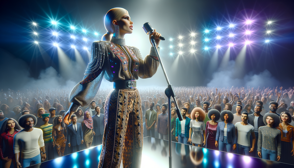 Rita Ora performing on stage