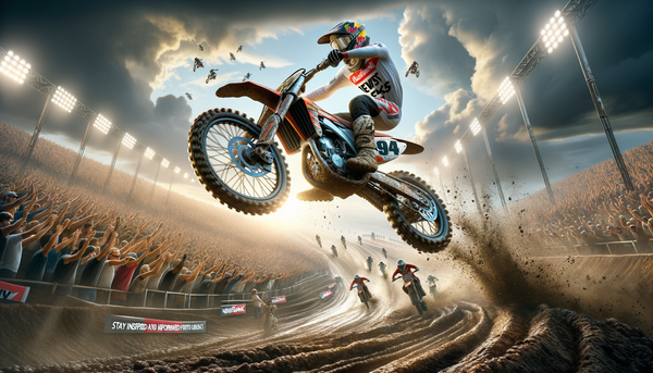 Ken Roczen riding on a motocross track