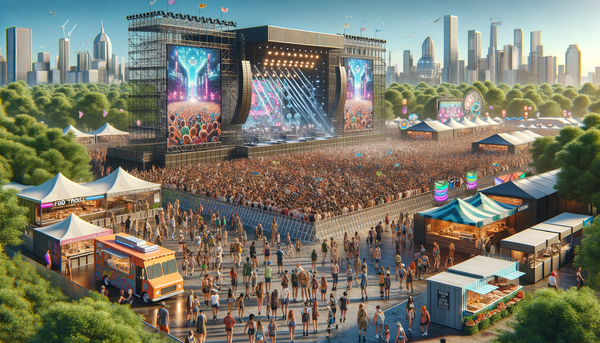 ACL Festival 2025 stage with audience