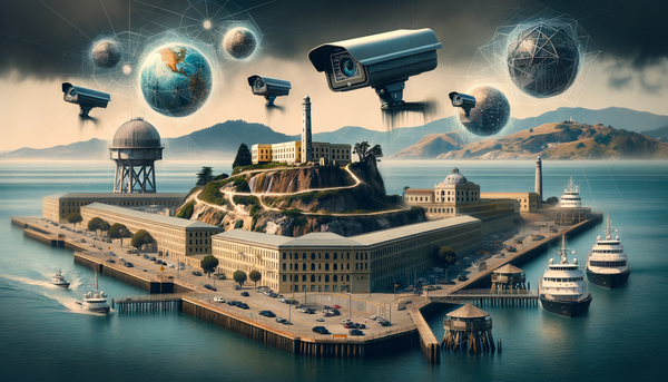Alcatraz Island in San Francisco Bay