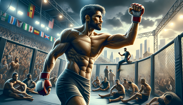 Daniel Rodriguez inside the UFC octagon