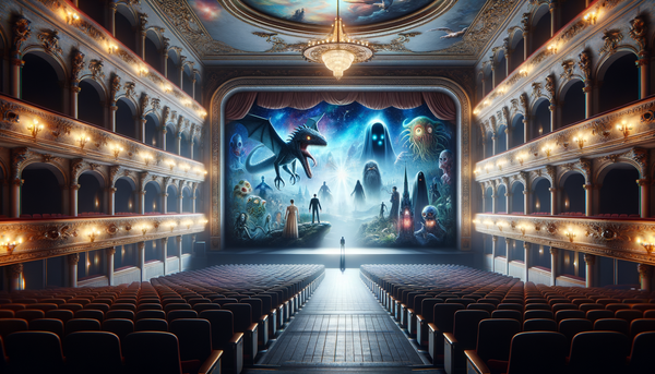 Stranger Things Broadway play featuring a spooky design