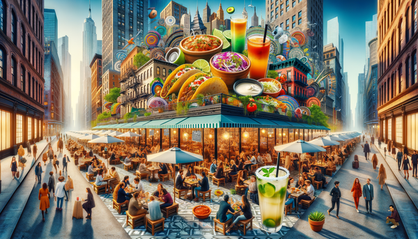 Vibrant Mexican Restaurant Setting