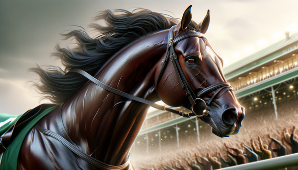 American Pharoah during his historic racing career