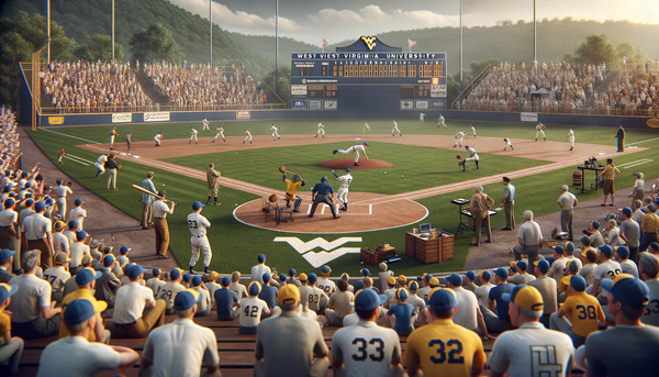 WVU Baseball Team in Action