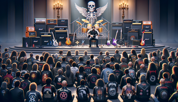 Brian Montana with his guitar
