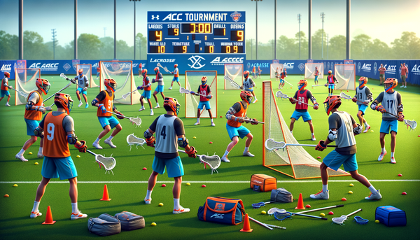 Syracuse Lacrosse Team Celebrating