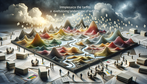 An image representing global trade and tariffs