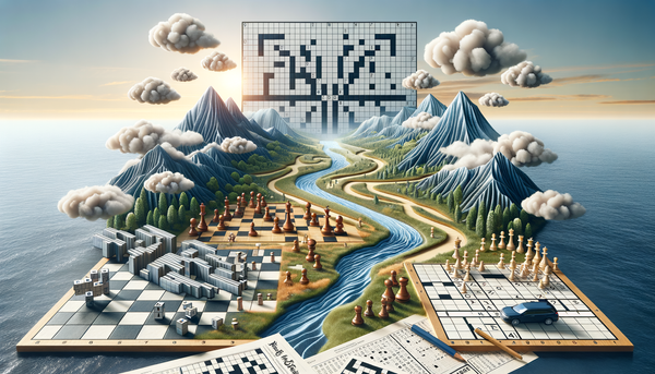 A web of interconnected puzzle pieces symbolizing the NYT Connections challenge.