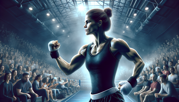 Ronda Rousey in action in the MMA octagon