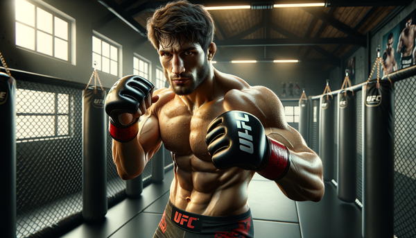 Cameron Smotherman in the octagon
