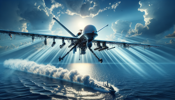 Ukrainian sea drone operates in Black Sea