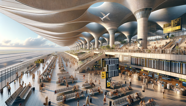 Aerial view of Ben Gurion Airport